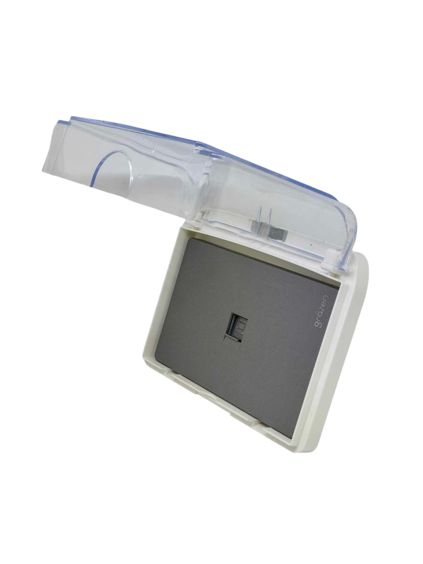 Grazen Weatherproof Cover with 1 Gang LAN Outlet WC-019-W+GW-017