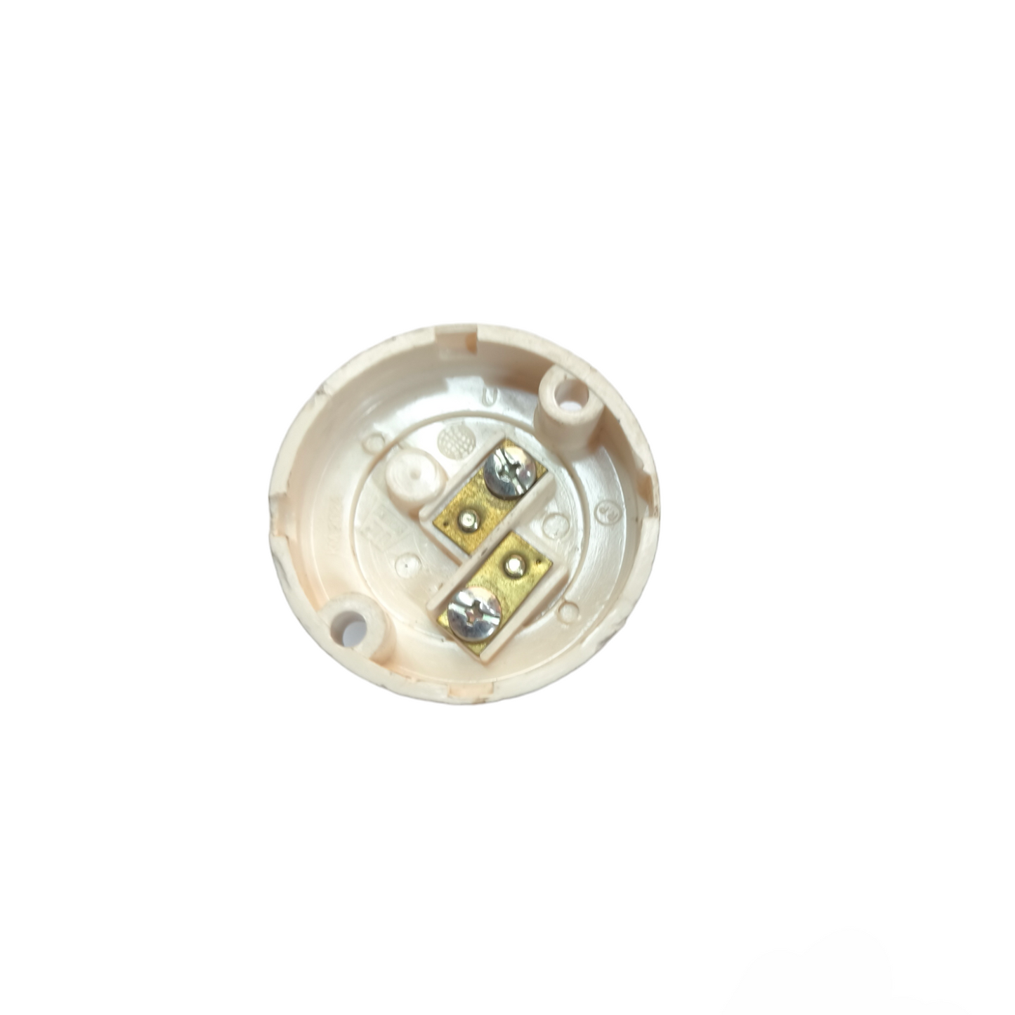 Kopez 2x2 E27 Plastic Receptacle 5A 250V lighting installation accessory white plastic base with metal contacts