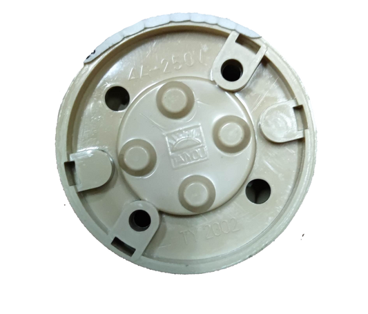Taiyou 2x2 E27 Socket PVC 4A 220V lighting installation accessory with round white plastic base