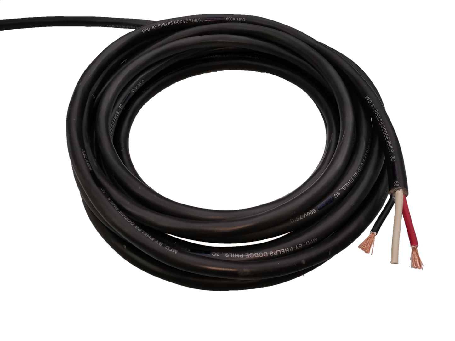 Phelps Dodge 3 core power cable 15 meters 3.5mm with