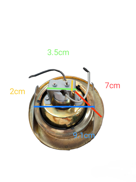 3 inch E14 recessed light 220V lighting installation accessory from China with wiring and metal parts
