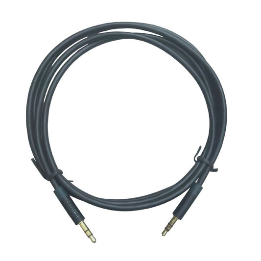 3.5mm to 3.5mm AUX Cable Durable Hi-Fi Audio Black 1.5 Meters