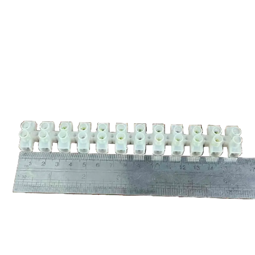 Grippes 30A 12 Pairs PVC Terminal Block (2PCS)
