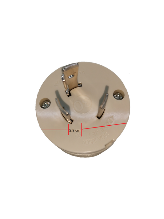 Panasonic 30A 3 Pole Twt isLock Plug 250V with durable design for secure electrical connections