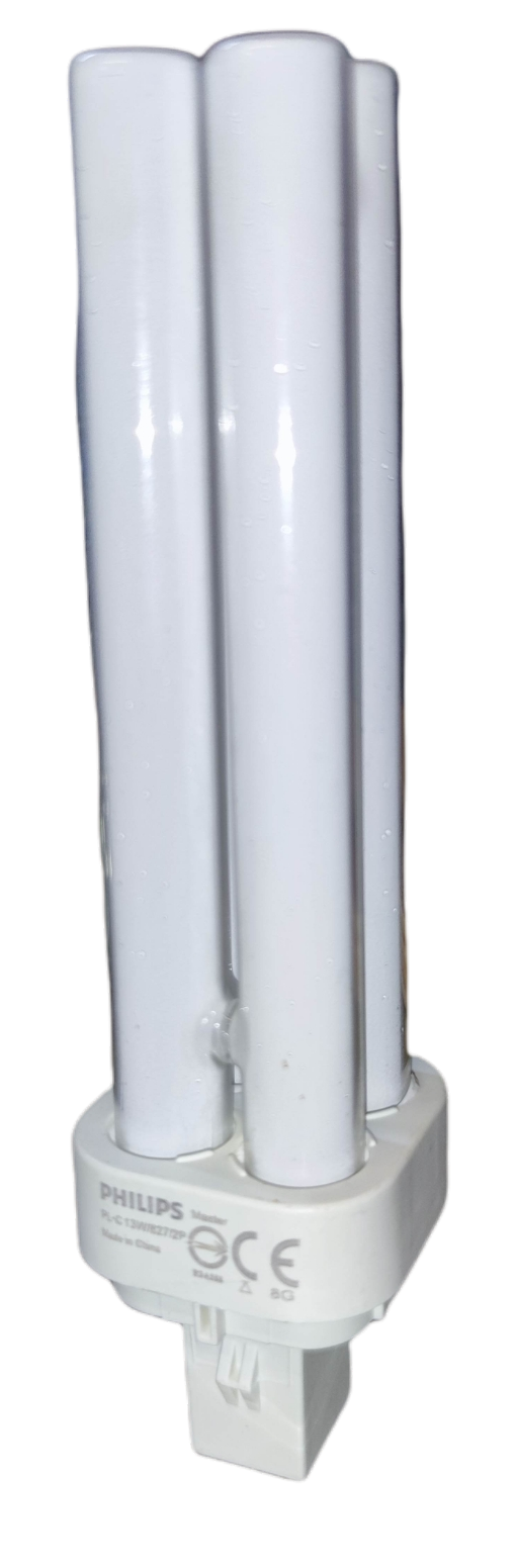 Philips 13W Pinlight Warm White G24d-1 Socket, Compact Fluorescent Lamp, CFL 13W
