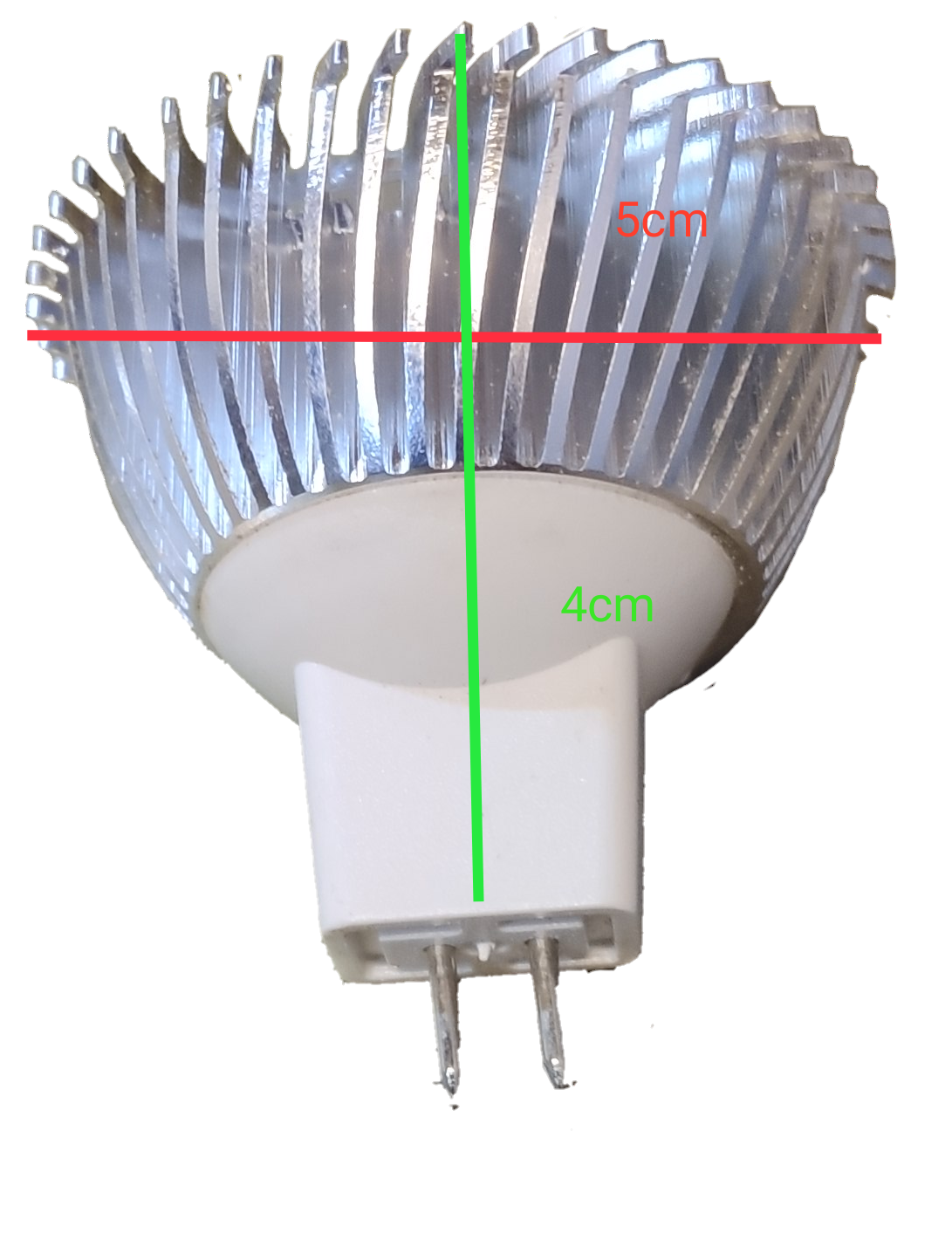 Denko 3W LED MR-16 12V DC, MR16 3W LED GU 5.3