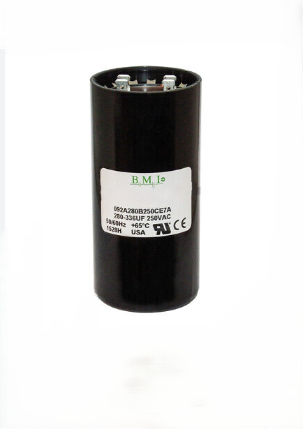 Motor Starting Capacitor 280-336uF BMI Brand Available in: (125VAC and 250VAC)