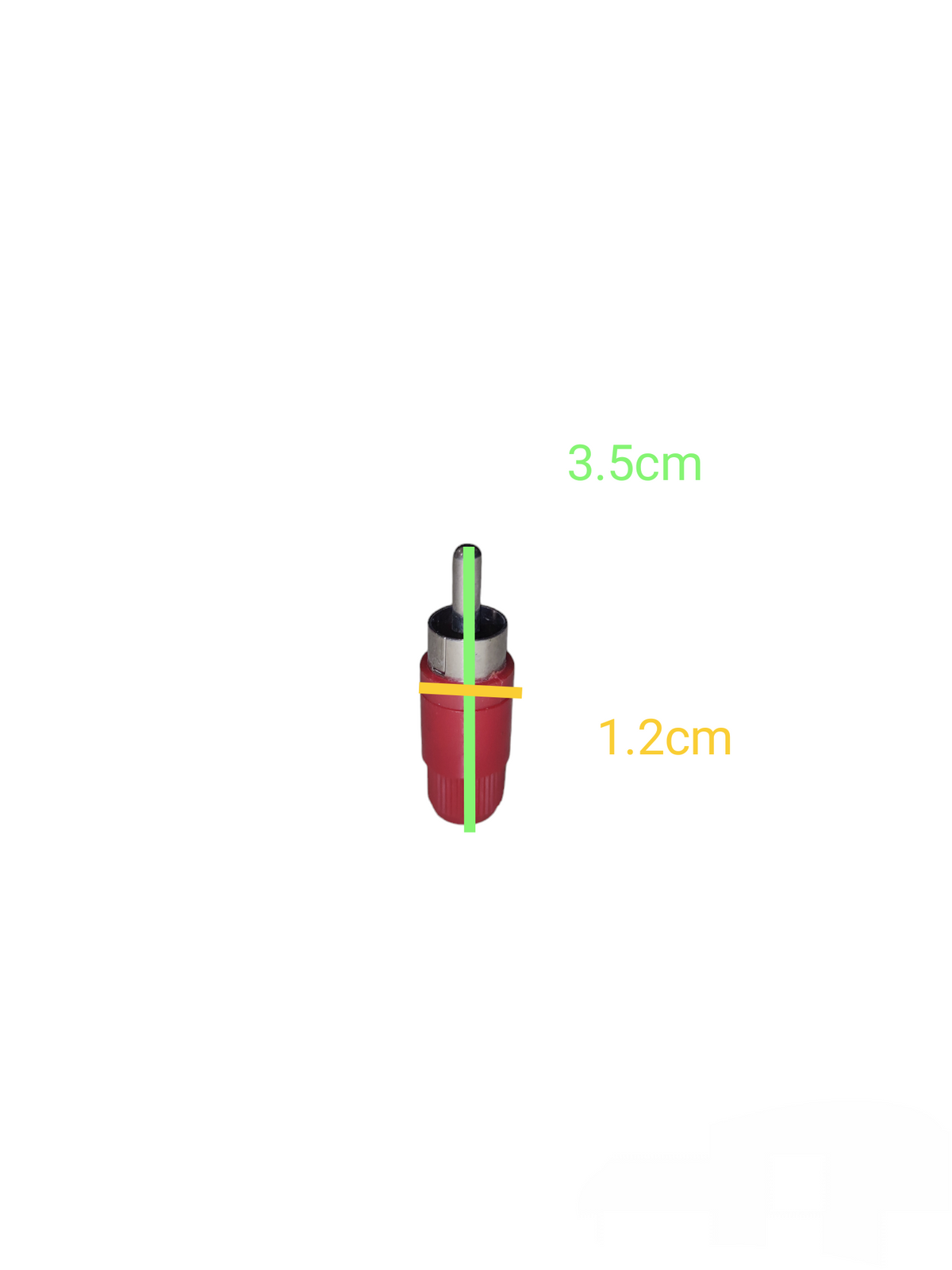 RCA Plug PVC Available in Red or Black