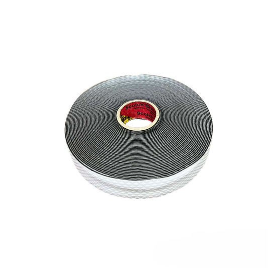 3M electrical insulation rubber tape in black and white for safe electrical repairs and protection