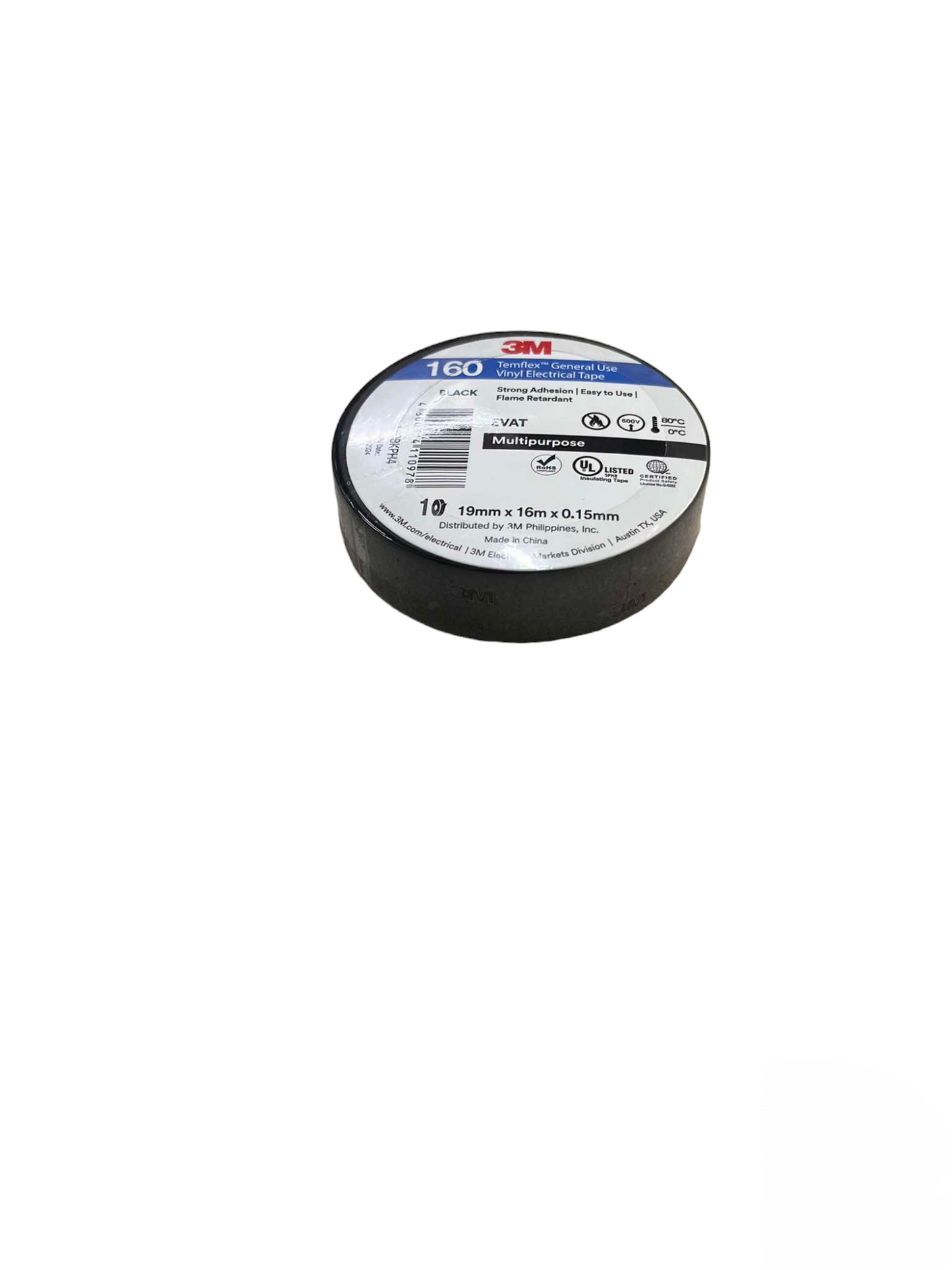Armak flame retardant electrical tape black roll for electrical trade tools and testers