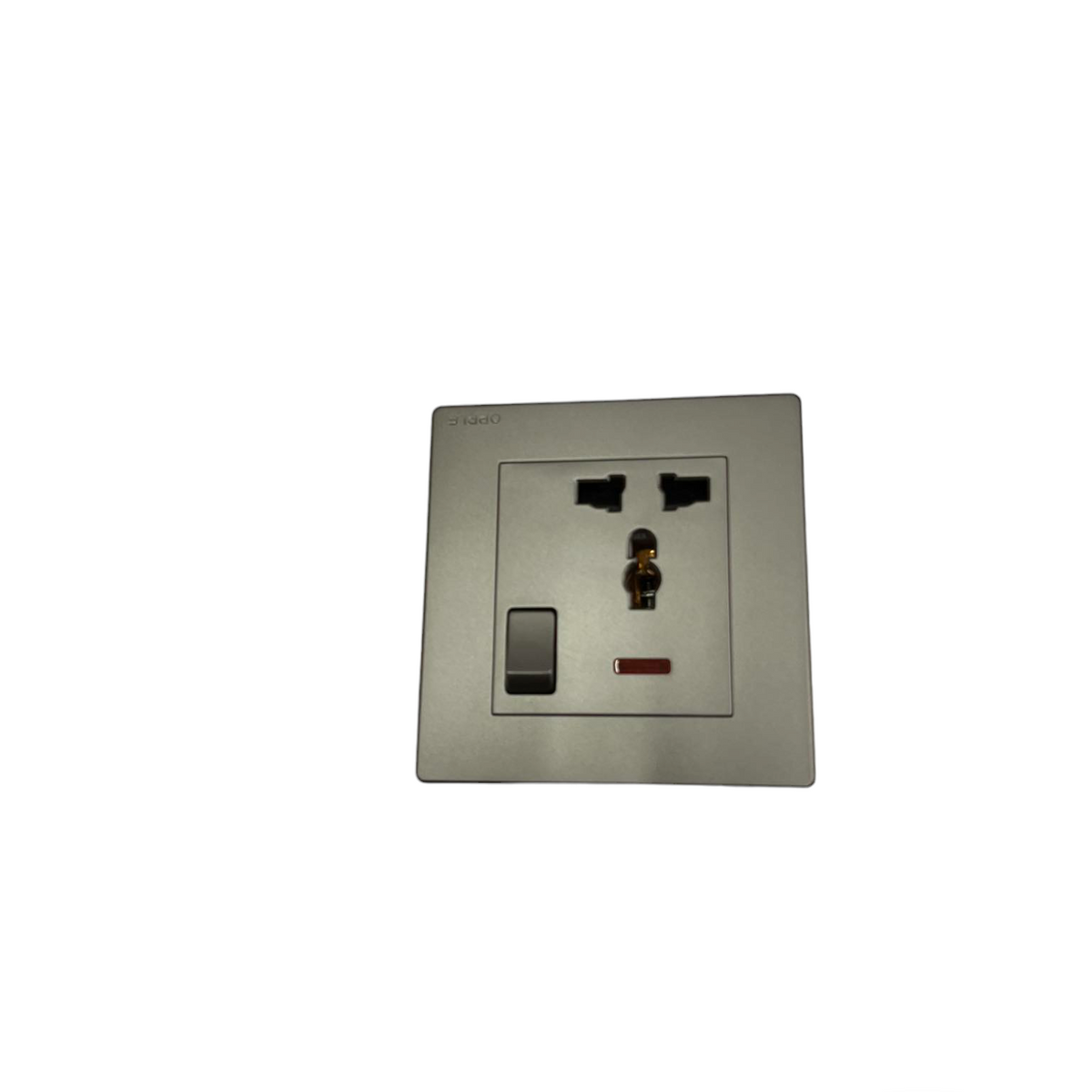 Opple Universal Outlet with Ground 16A 220V with Indicator and Switch Control Gray 16A 220VF021691A