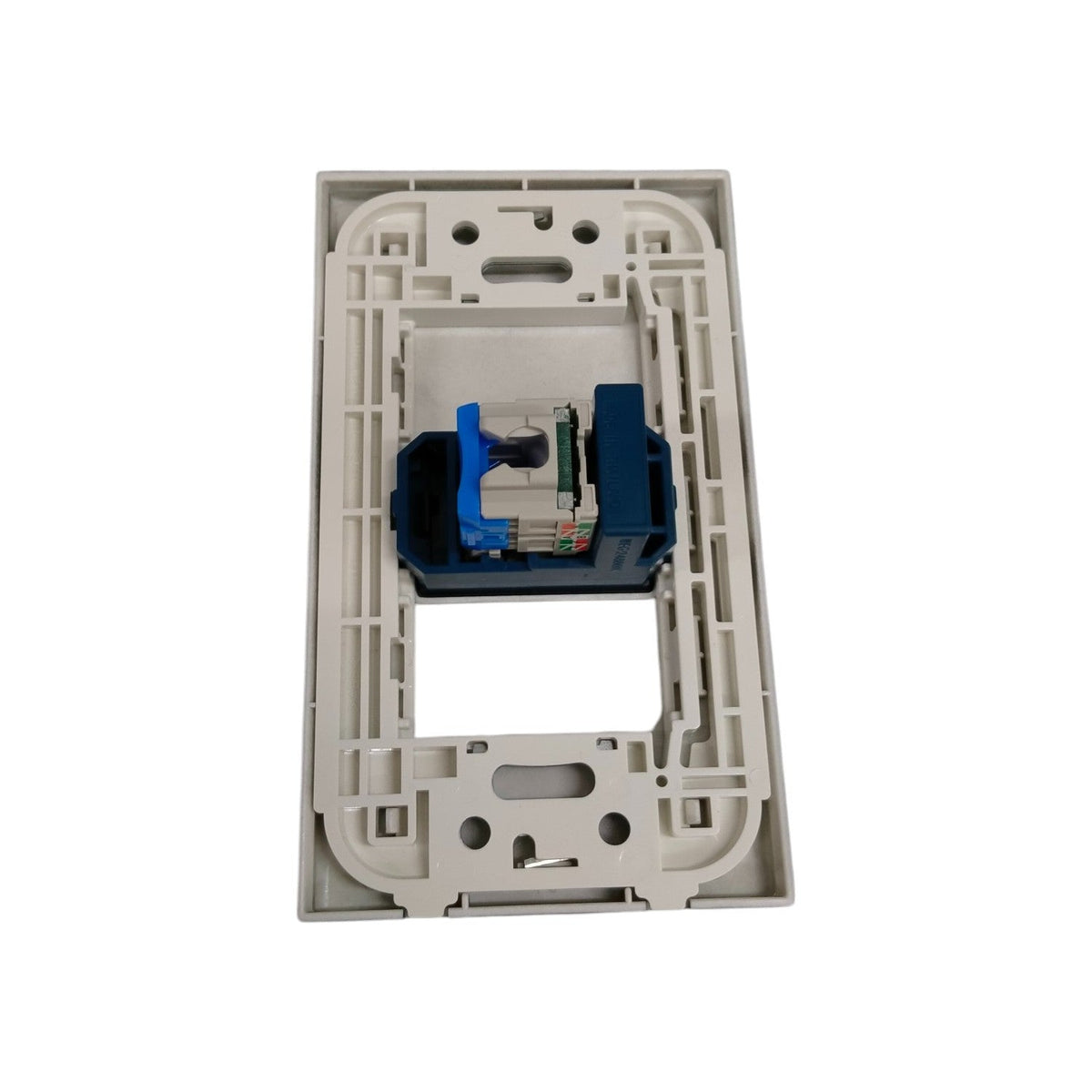Panasonic 1 Gang CAT 6 Data Outlet, CAT6 Lan Outlet, RJ45 Outlet with Plate Cover Metallic Gray WEG6801MH-1/WEG24886H
