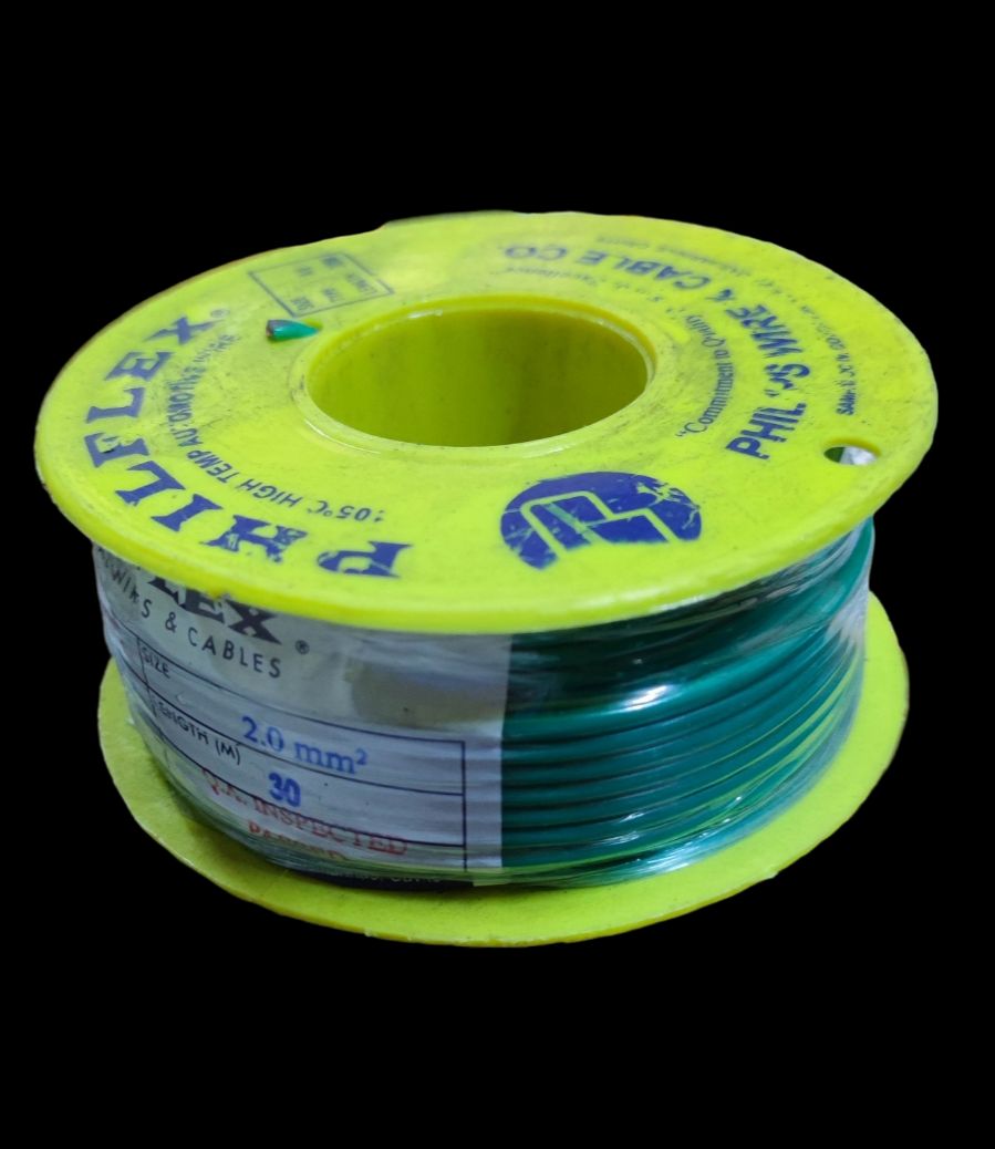 Philflex Auto Wire AWG 14 ( 2.0 mm), Automotive Wire #14 (2.0 mm) White