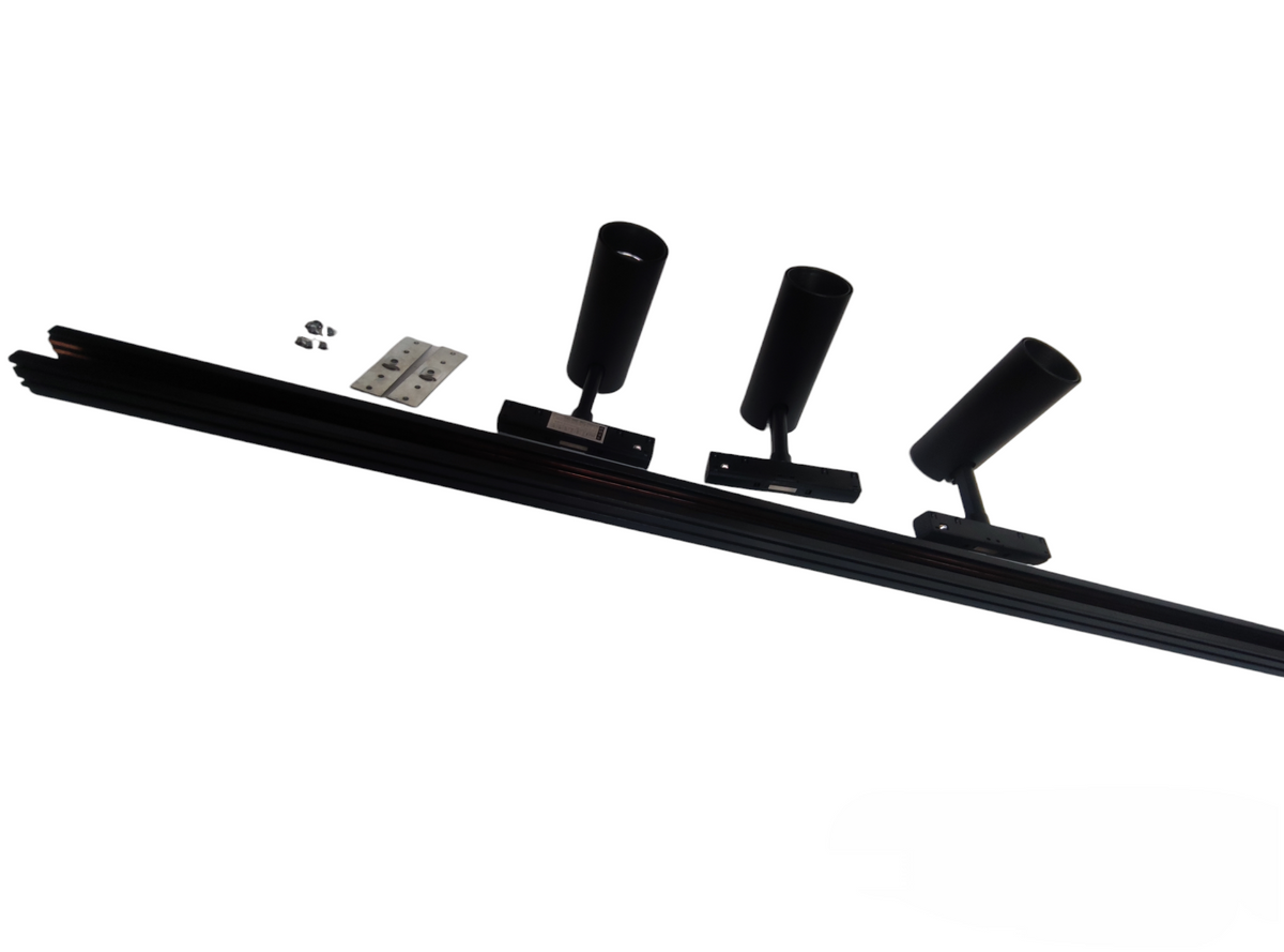 ILLUMIQ TERRA Magnetic Track Light 1 Meter 26mm with 3pcs 12W LED Spot Track Light Warm White 3000K 220V