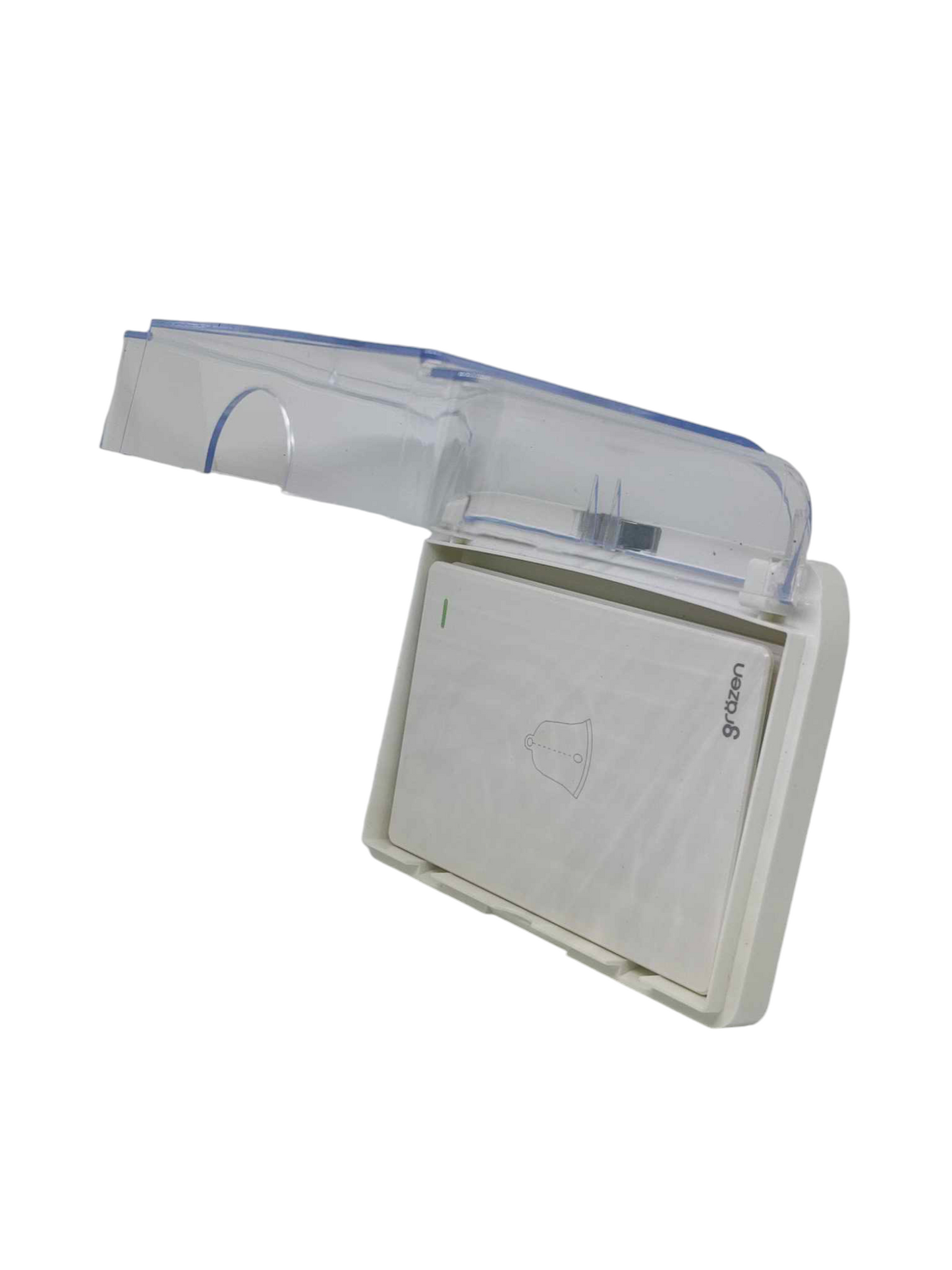 Grazen Weatherproof Plate Cover with Door Bell Switch 16A 220V WC-019-W+GW-018