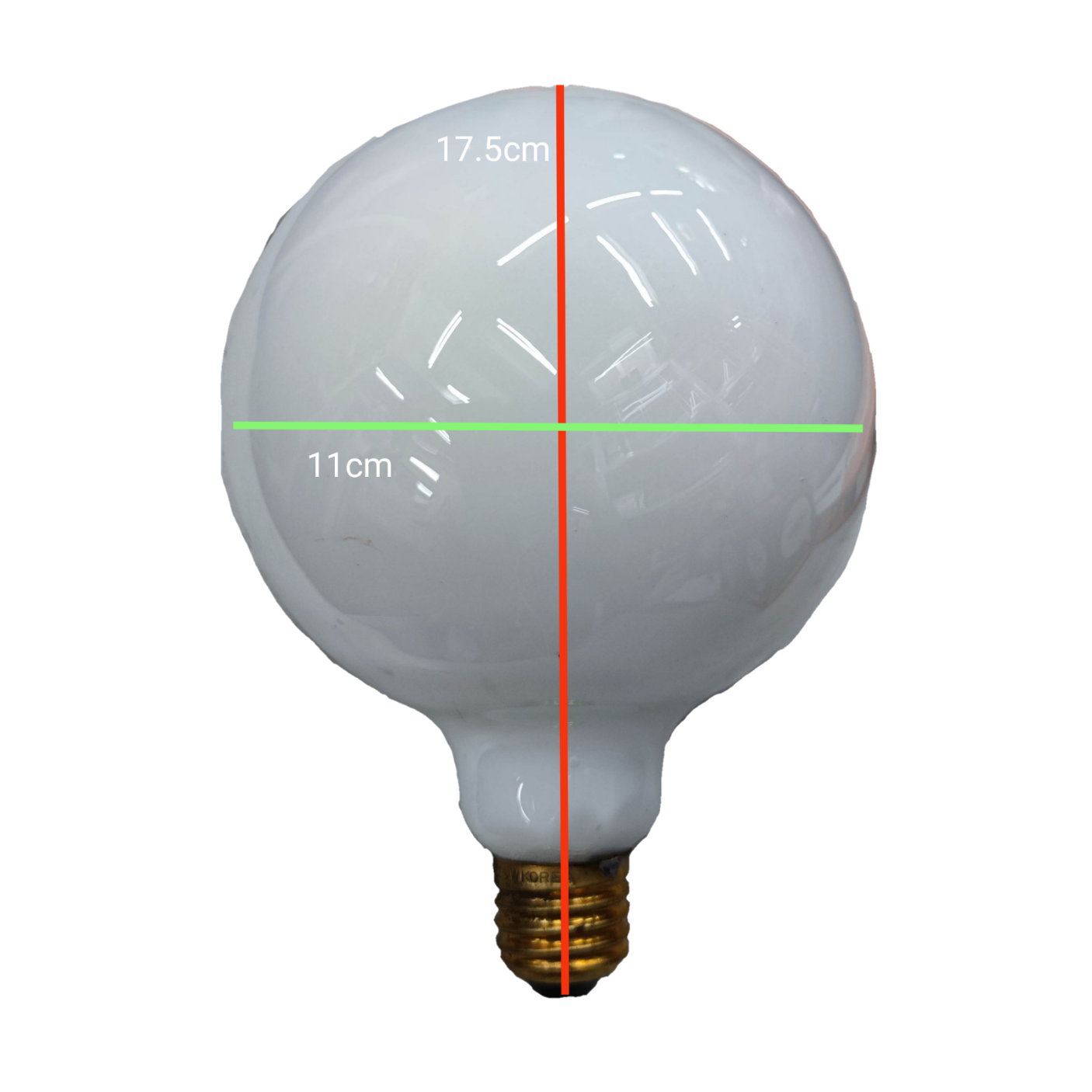 Hope Globe Bulb 60W E27 Warm White 220V 250mm