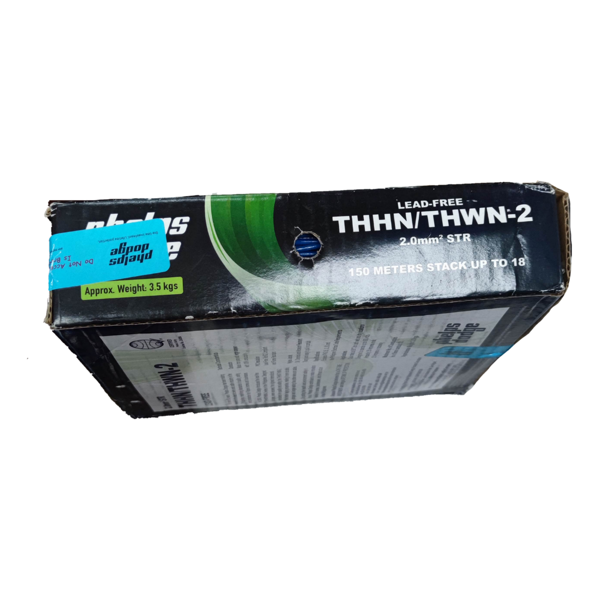 Phelps Dodge 2.0mm THHN Wire AWG 14/7 THWN Stranded Wire (Per 1 Meter) Blue