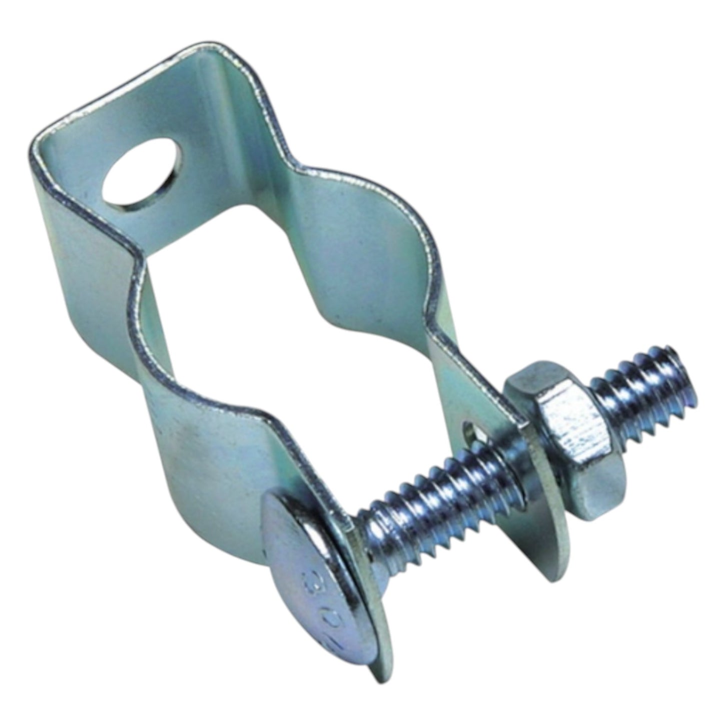 50mm conduit hanger 2 inches made of durable metal with mounting screws included for easy installation