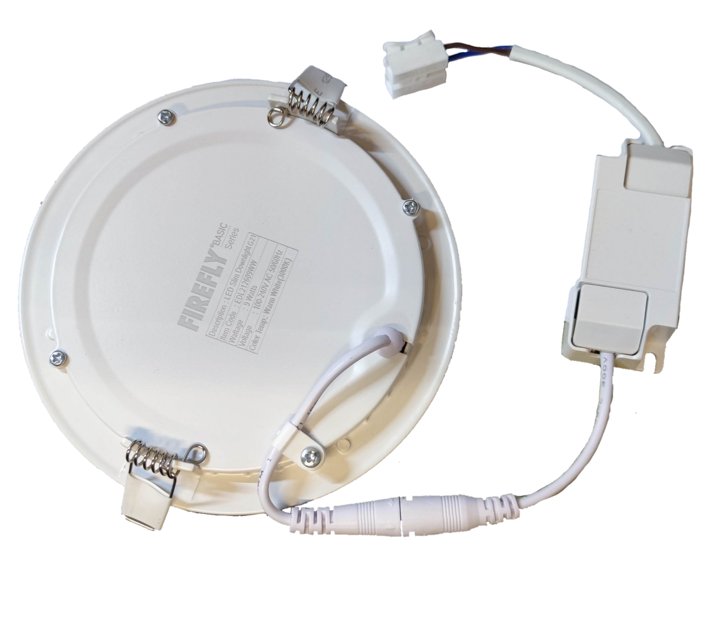 Firefly 9W LED Round Recessed Slim Downlight 220V Warm White 150mm