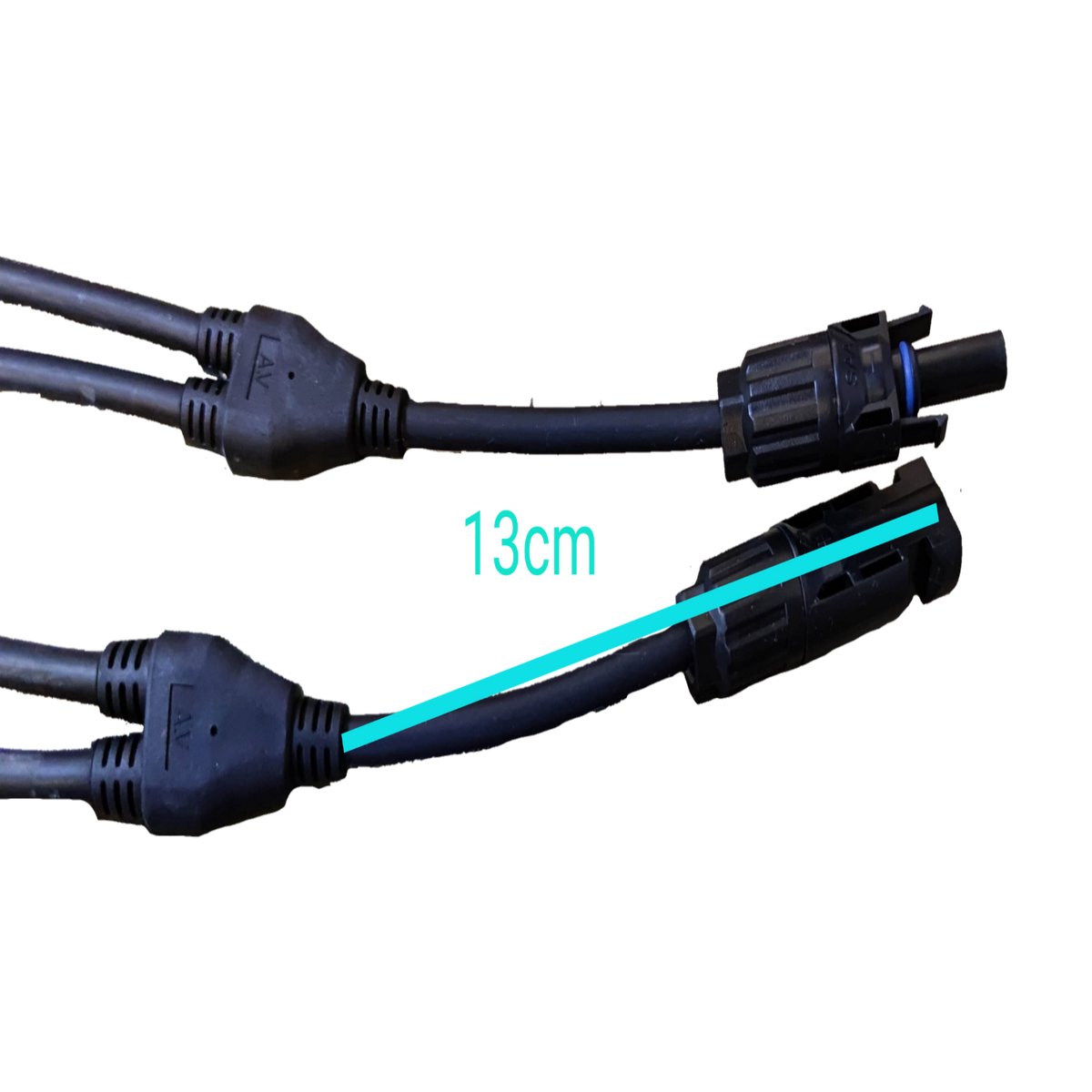 Grippes MC4 Connector 1x2 with Wire IP 67
