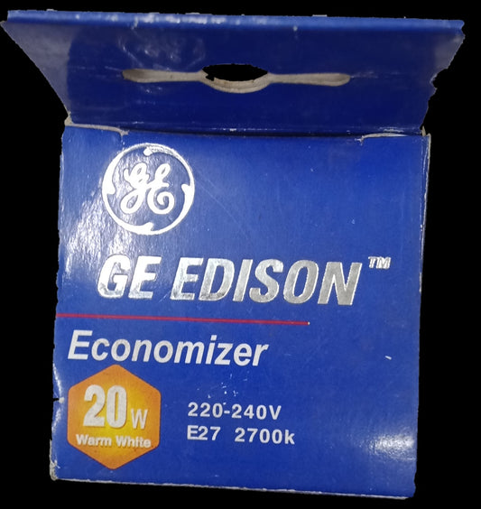 GE 20W CFL E27 220V 3U Economizer Warm White