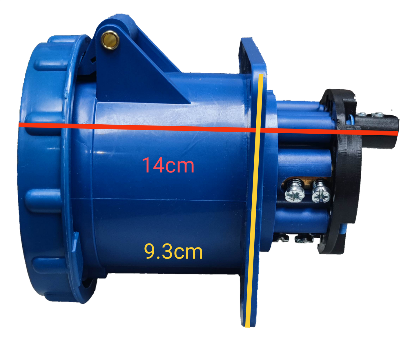 Grippes 63A 2P+E Industrial Outlet 220V 6h Chassis Type (3P) # 333 IEC60309-2