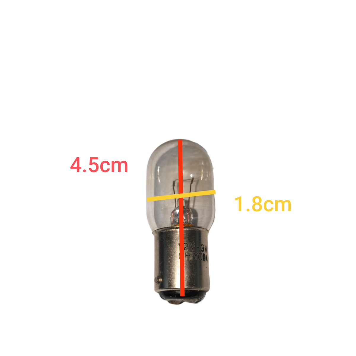 Chiyoda Machine Bulb B15 12V 3W