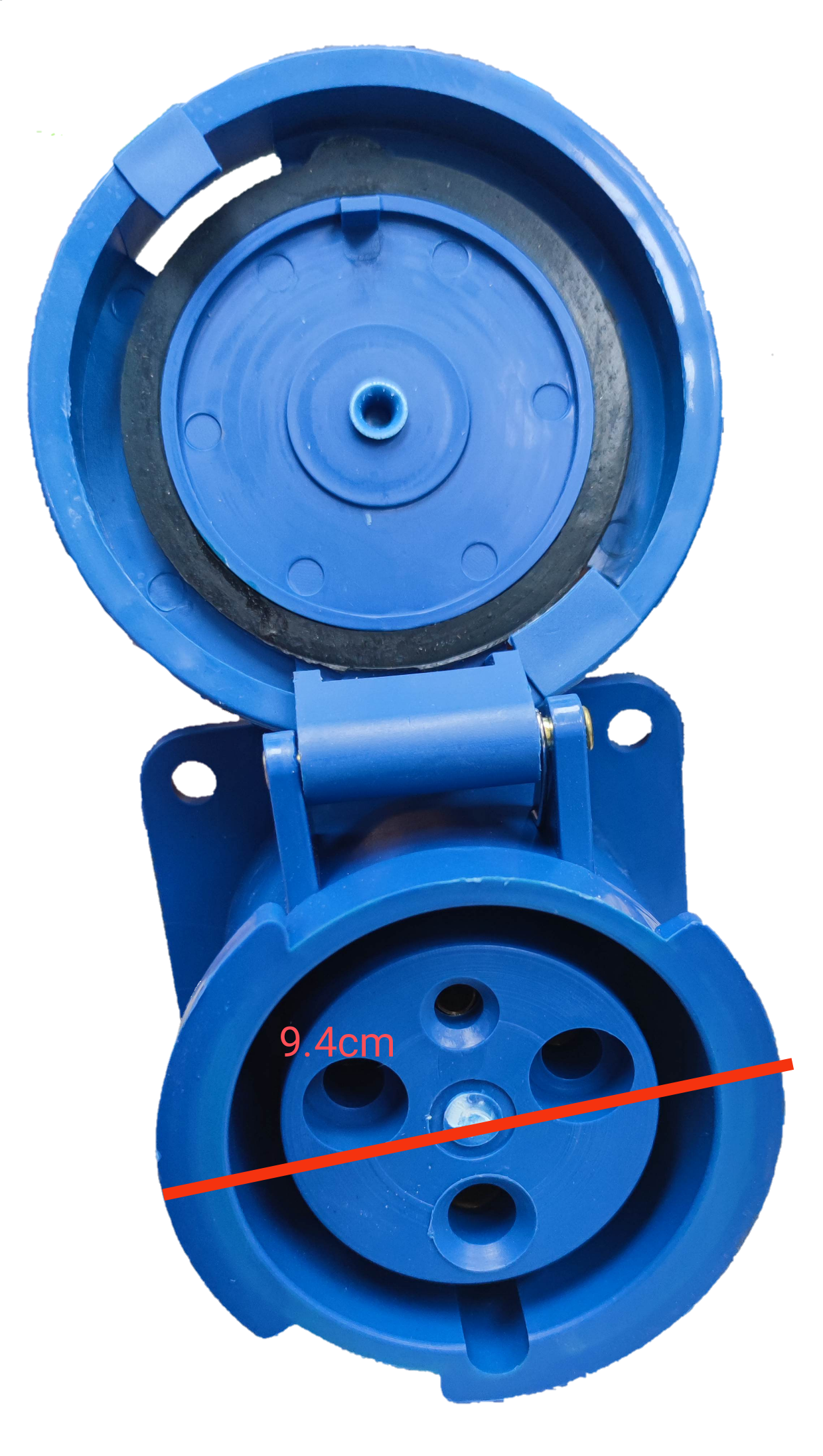 Grippes 63A 2P+E Industrial Outlet 220V 6h Chassis Type (3P) # 333 IEC60309-2