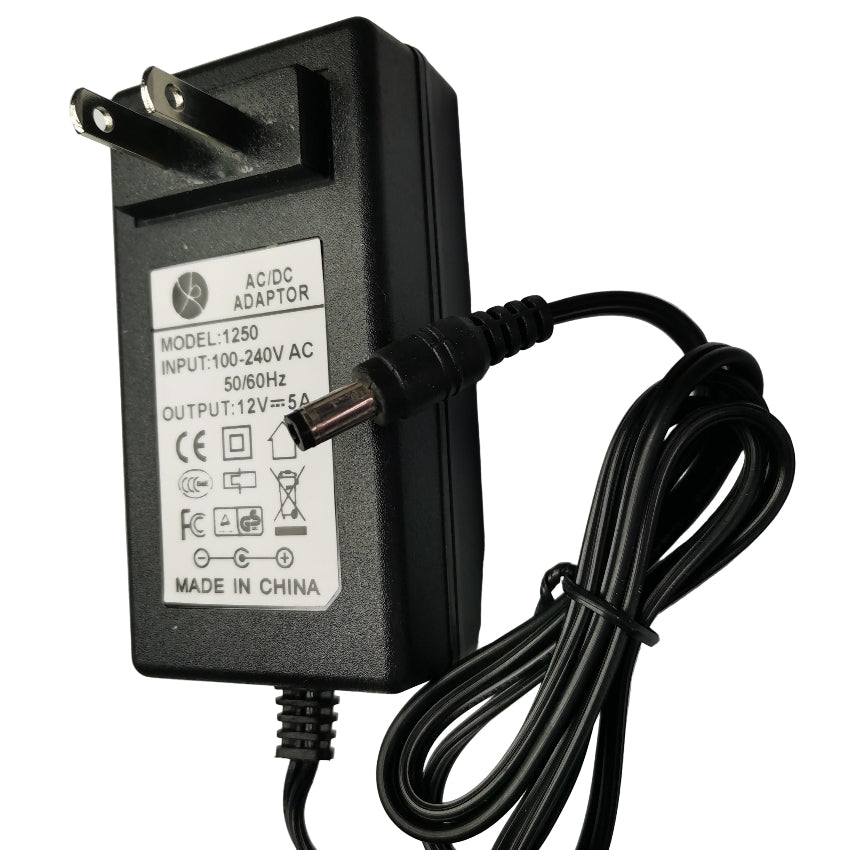 Grippes AC/DC Adaptor 12V 5A , Power Adaptor 12V DC 5A