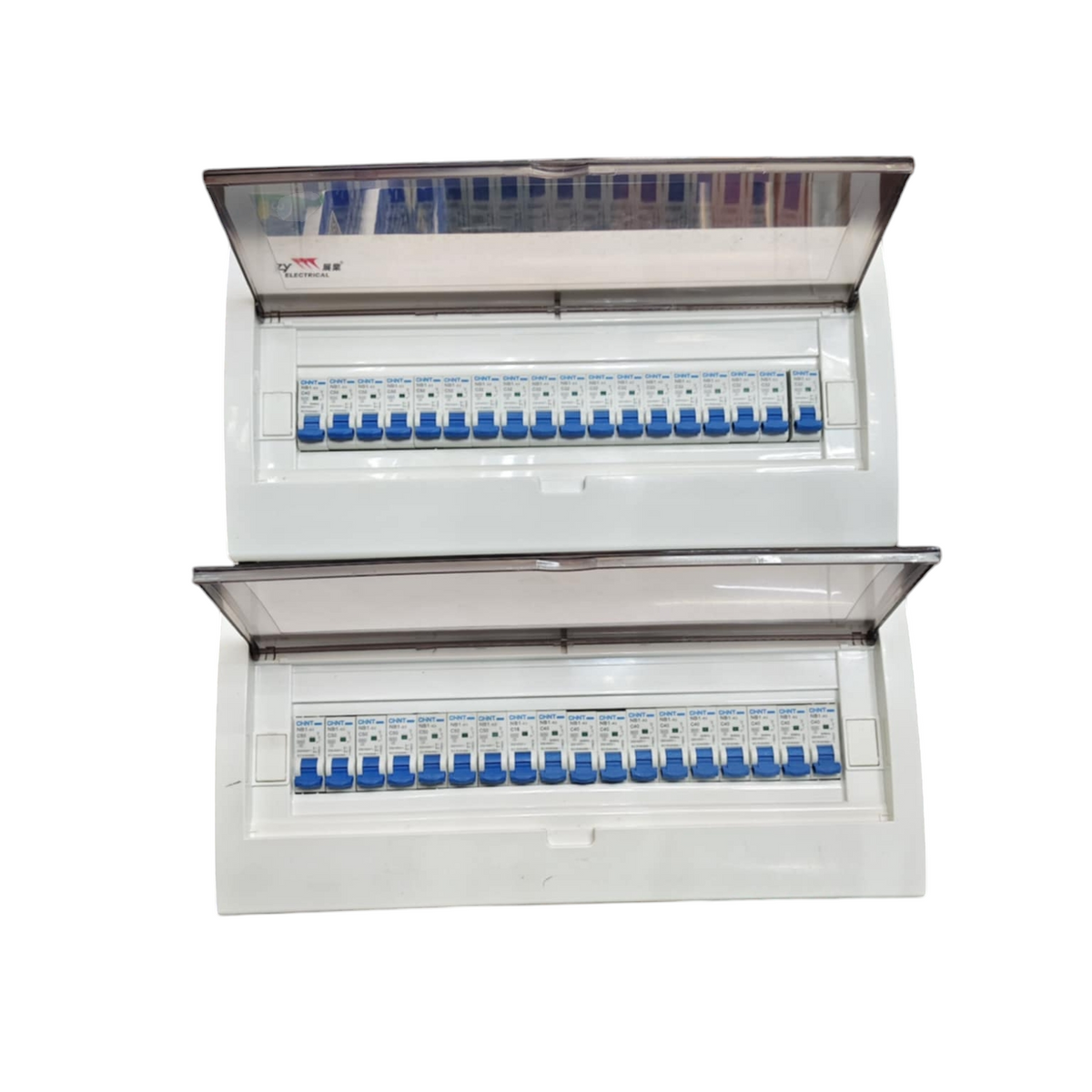 Panel Board 63A 1 Pole Main Miniature Circuit Breaker with 35 Branches NB1 Type 1 Pole Miniature Circuit Breaker 36 Ways Surface Type Panel Box ZY with 35 Bus Bar 1 Pole ( Chint Breakers)