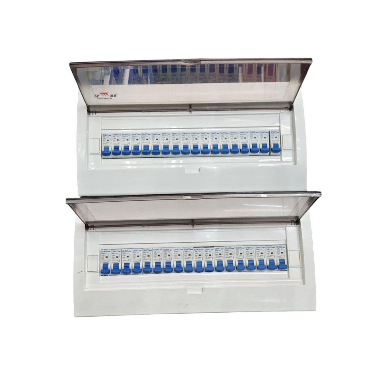 Panel Board 63A 1 Pole Main Miniature Circuit Breaker with 35 Branches NB1 Type 1 Pole Miniature Circuit Breaker 36 Ways Surface Type Panel Box ZY with 35 Bus Bar 1 Pole ( Chint Breakers)