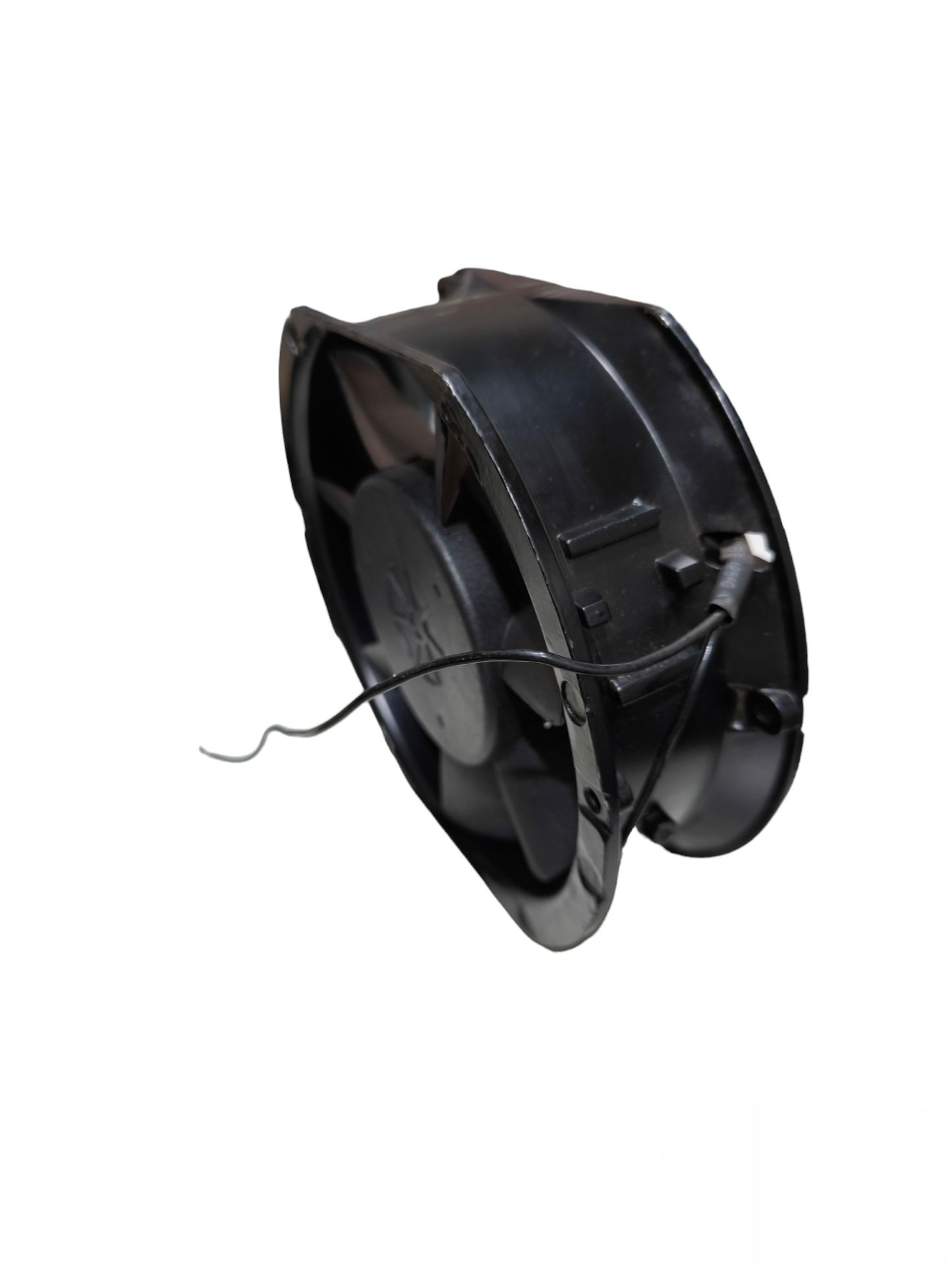 6 inch 220V exhaust fan in black with wiring, industrial ventilation fan made in China