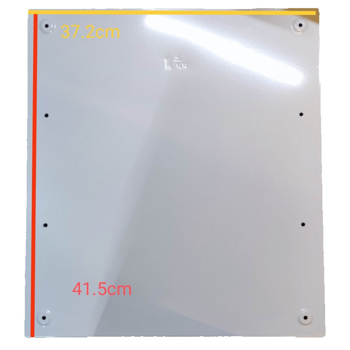 63A panel board with Schneider breakers featuring a sleek white finish and pre-drilled mounting holes