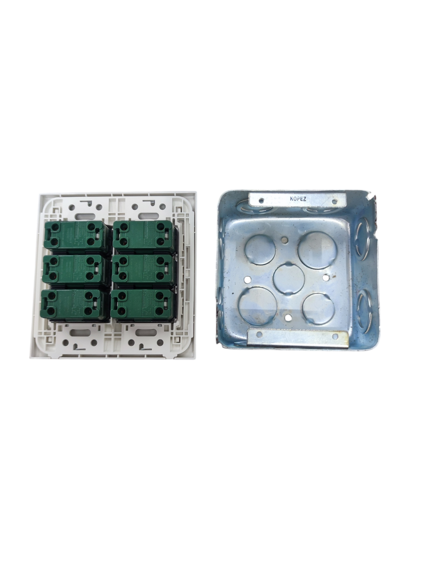 Panasonic 6 Gang 1 Way Switch 16A 220V Device Wide Series with Utility Box WEG6806+(6XWEG5001K-5)+Utility Box