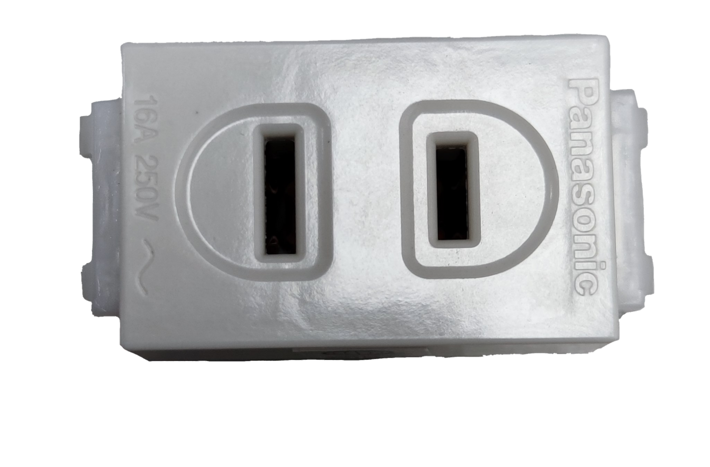 Panasonic Flat Pin Outlet Receptacle Quick Connect Terminal 16A 250V (10PCS), Flat Pin Outlet Device Wide Series (10PCS) WEG1001-5
