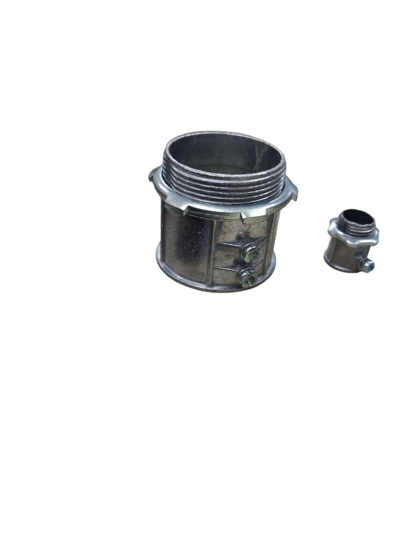 EMT Connector or EMT Adaptor with lock Nut Available in 1/2, 3/4, 1", 1 1/4 1 1/2 or 2"