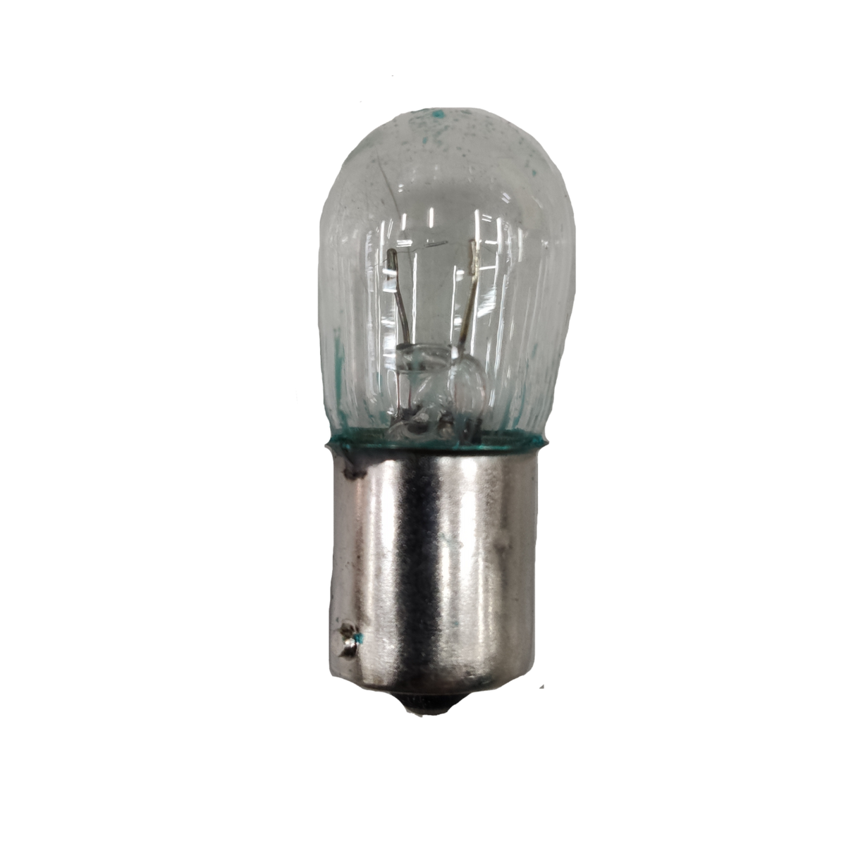 6V B15 emergency light bulb replacement incandescent bulb with clear glass and metal base from Taiwan