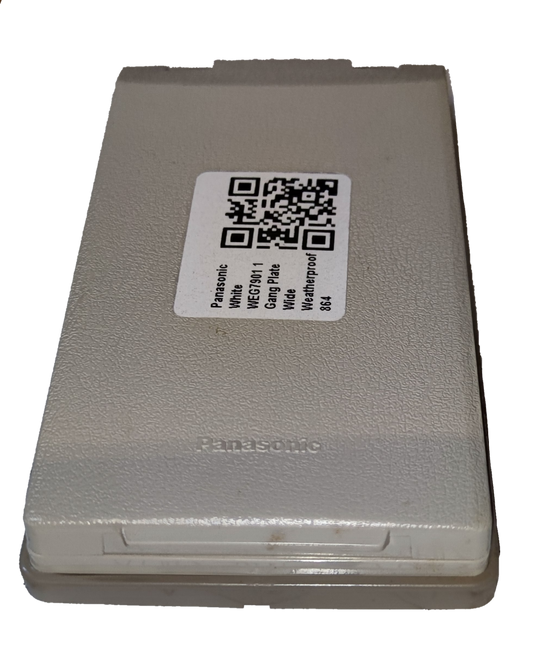 Panasonic Weatherproof Plate 1 Gang Wide Series, 1 Gang Weatherproof Plate Cover WEG7901