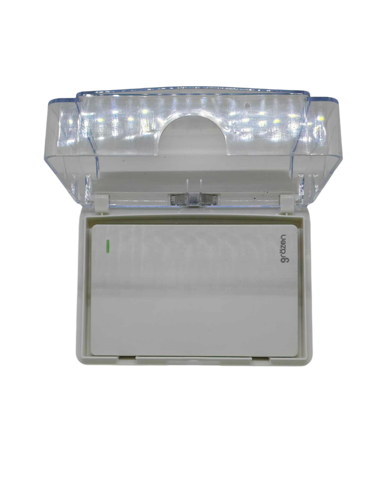 Grazen Weatherproof Cover with 1 Gang 1 Way Switch 16A 220V WC-019-W+GW-001