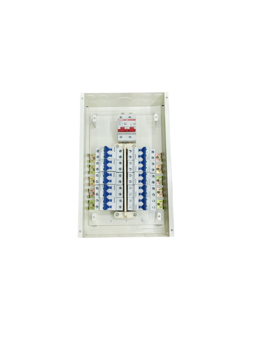 Koten Panel Board 80A 2pole Main Himel Miniature Circuit Breaker with 10 Branches 2 Pole Panasonic