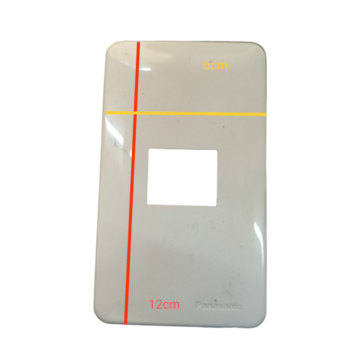 Panasonic 1 Gang Face Plate Full Color Series WNF 6801W-PH