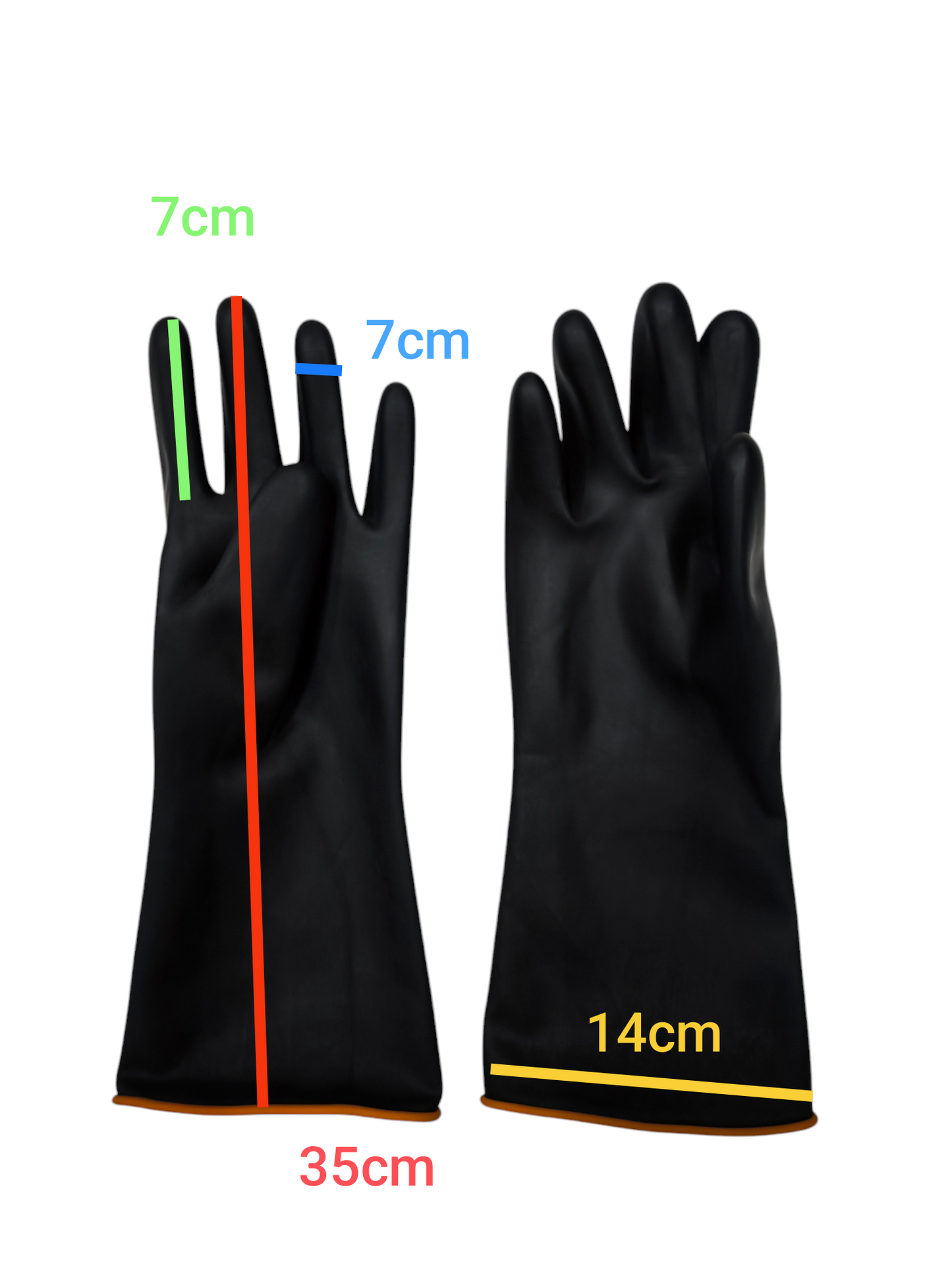 Industrial Chemical Gloves, Latex Industrial Gloves