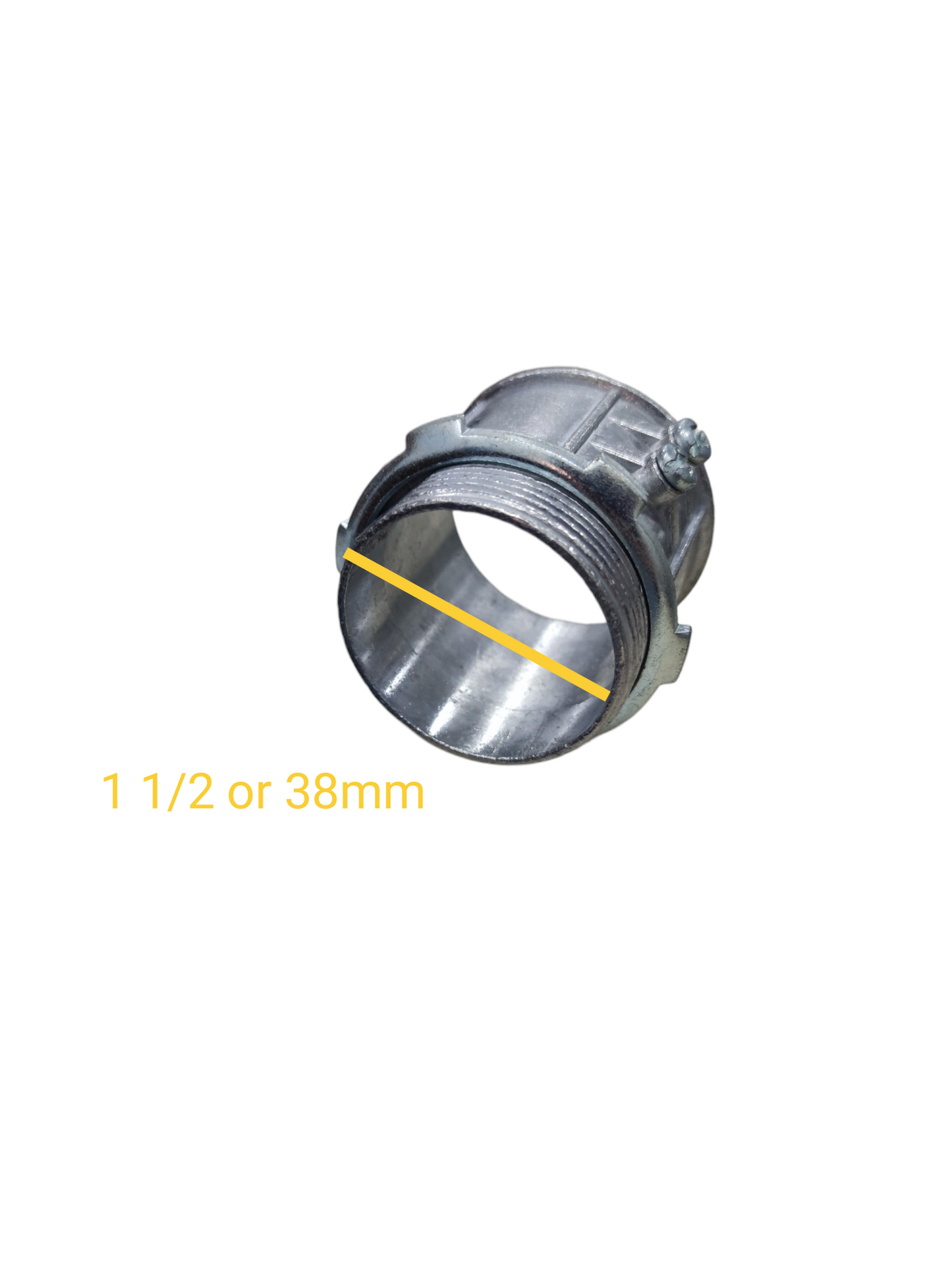 EMT Connector or EMT Adaptor with lock Nut Available in 1/2, 3/4, 1", 1 1/4 1 1/2 or 2"