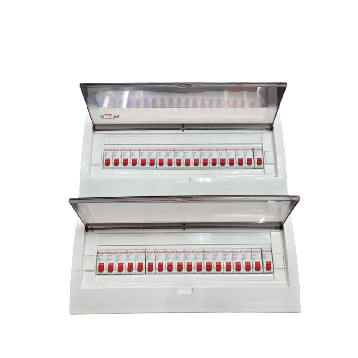 Panel Board 50A 1Pole Main with 35 Branches 1 Pole Miniature Circuit Breaker, Distribution Box Metal Base with Himel Circuit Breakers and Bus Bar Metal Base ( ZY) Himel