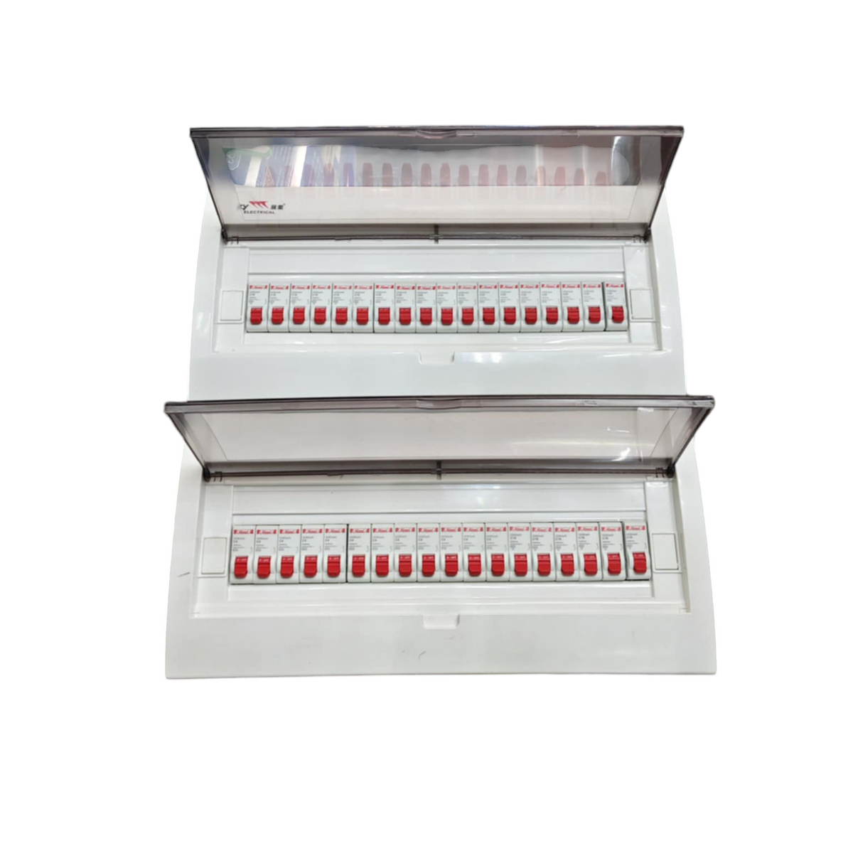 Panel Board 63A 1Pole Main with 35 Branches 1 Pole Miniature Circuit Breaker, Distribution Box Metal Base with Himel Circuit Breakers and Bus Bar Metal Base ( ZY) Himel
