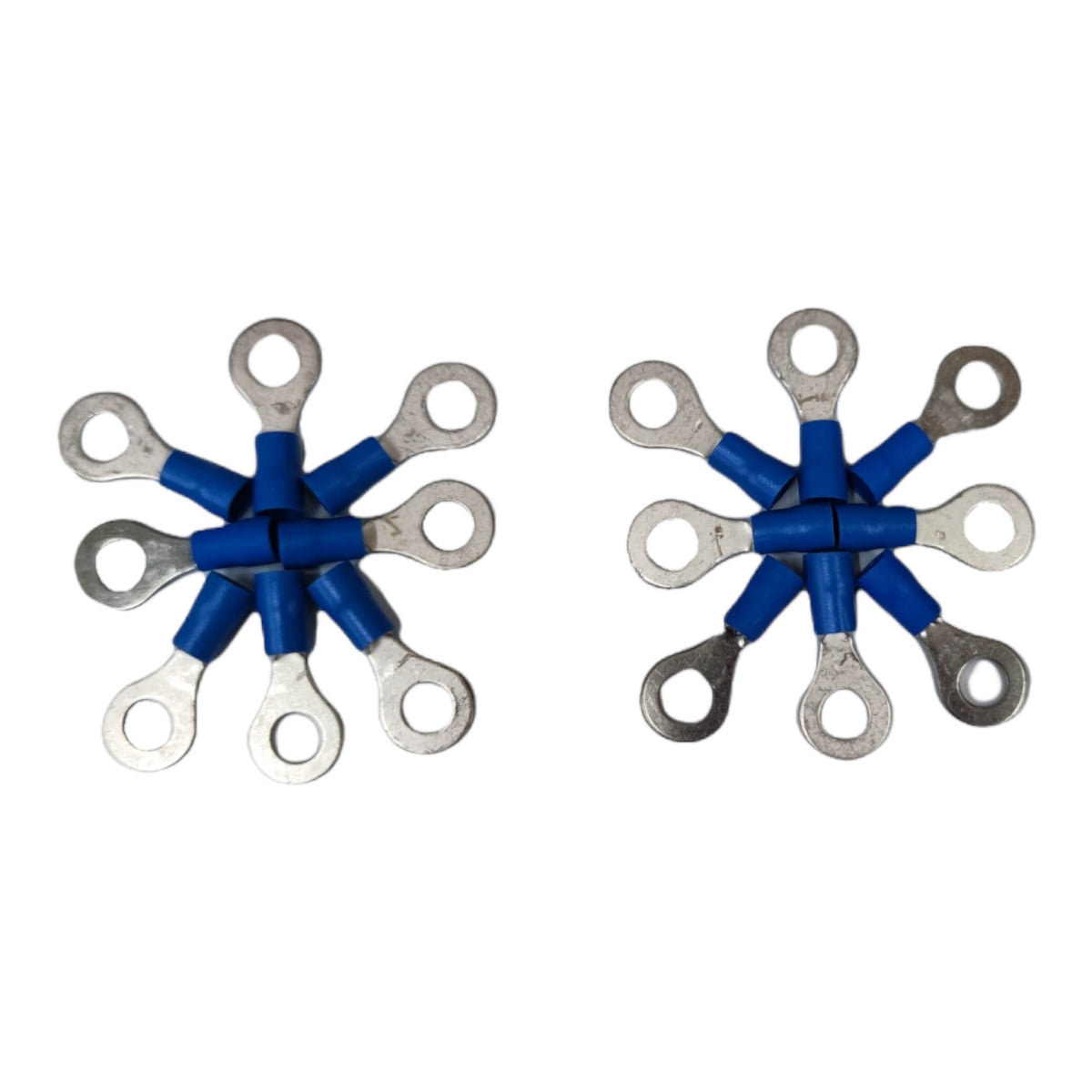 Local Terminal Lugs Ring Type Blue Insulation 3.5mm (10Pcs + 10Pcs Free) , Ring Terminal Lugs, Round Terminal Lugs