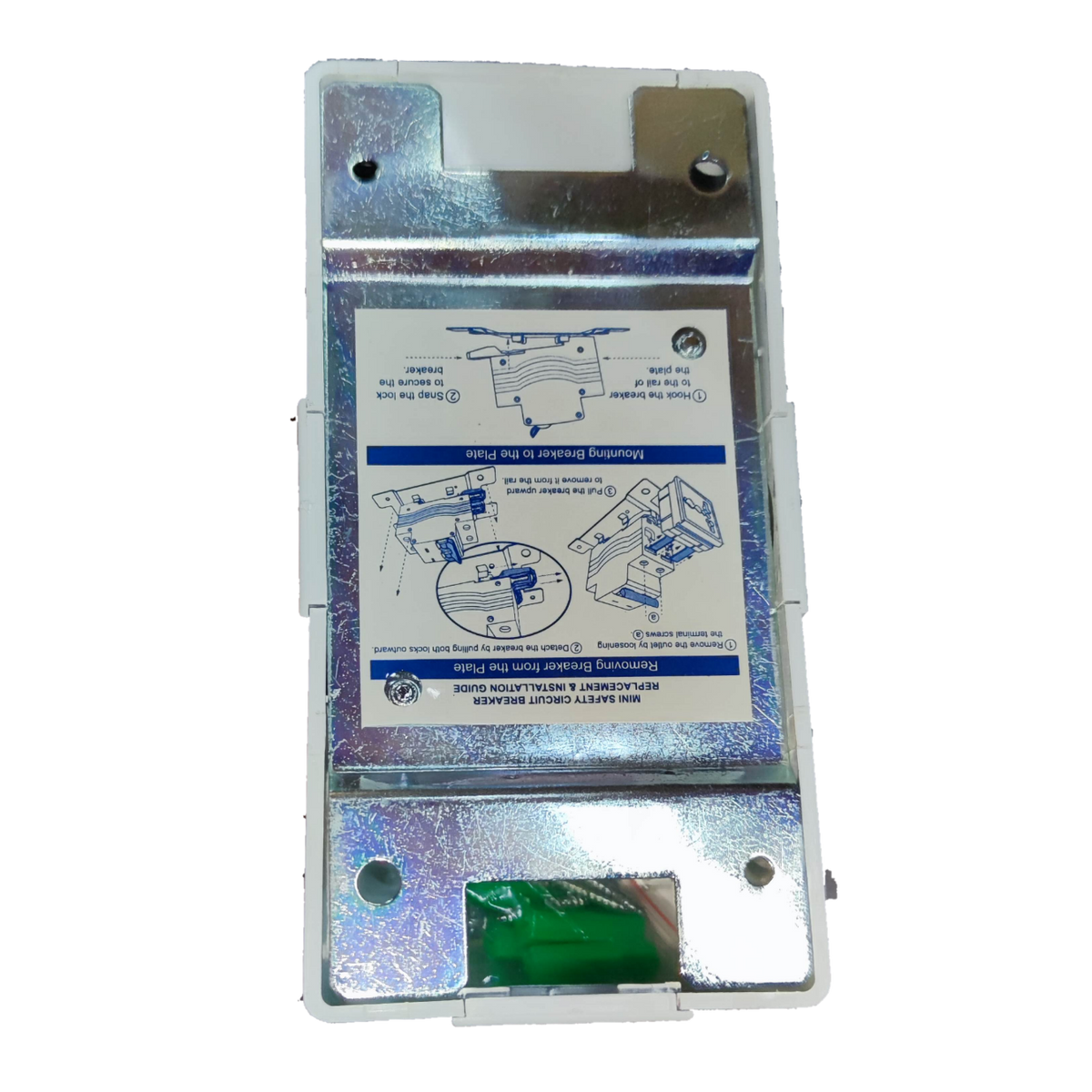 Royu 16A Circuit Breaker 220V 6KIAC with PVC Enclosure with Universal Outlet, Aircon Breaker With Cover RMB16C/O