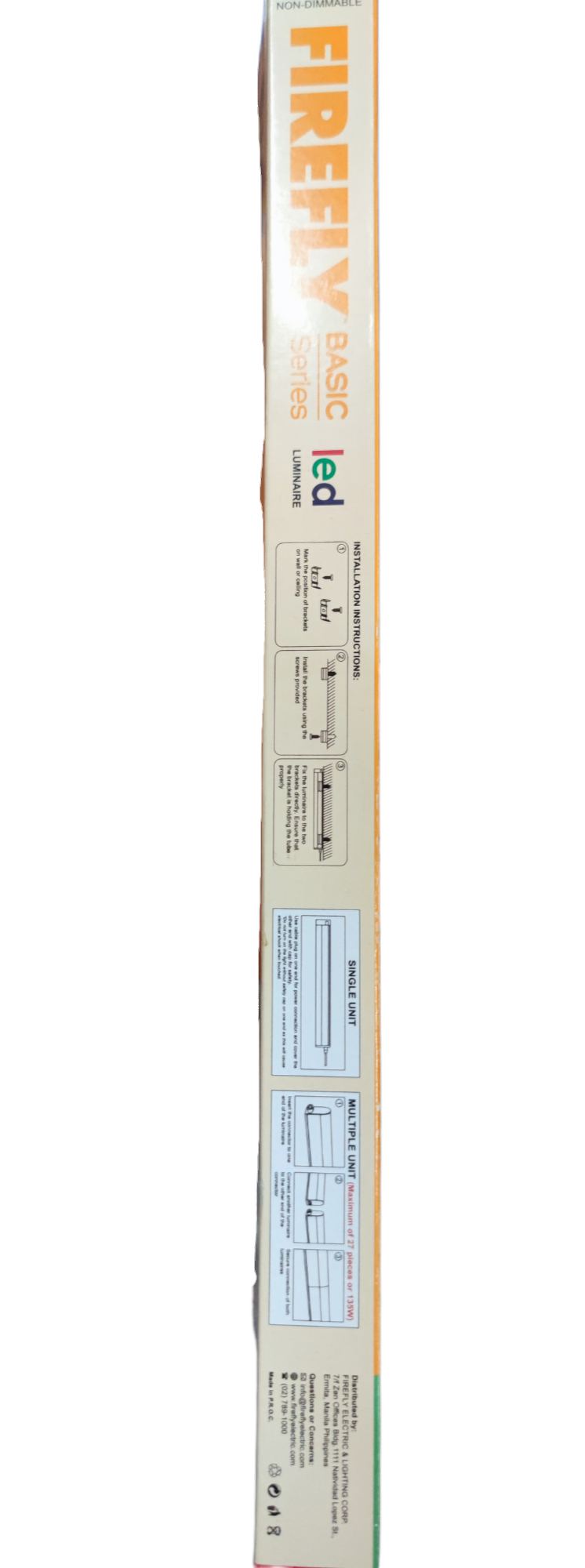Firefly 5W LED T5 Batten 220V, 5W LED T-5 Fluorescent Fixture 220V Warm White