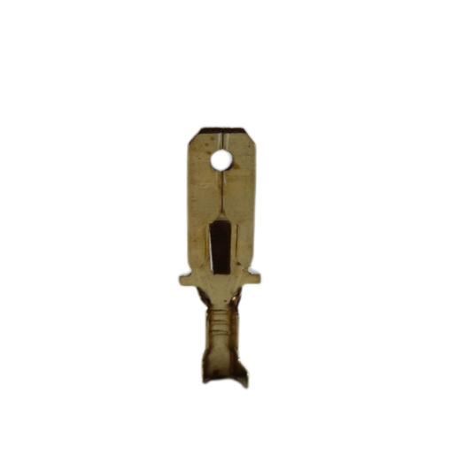 7mm spade Male and Female connector made of gold-plated electrical circuitry for reliable connections
