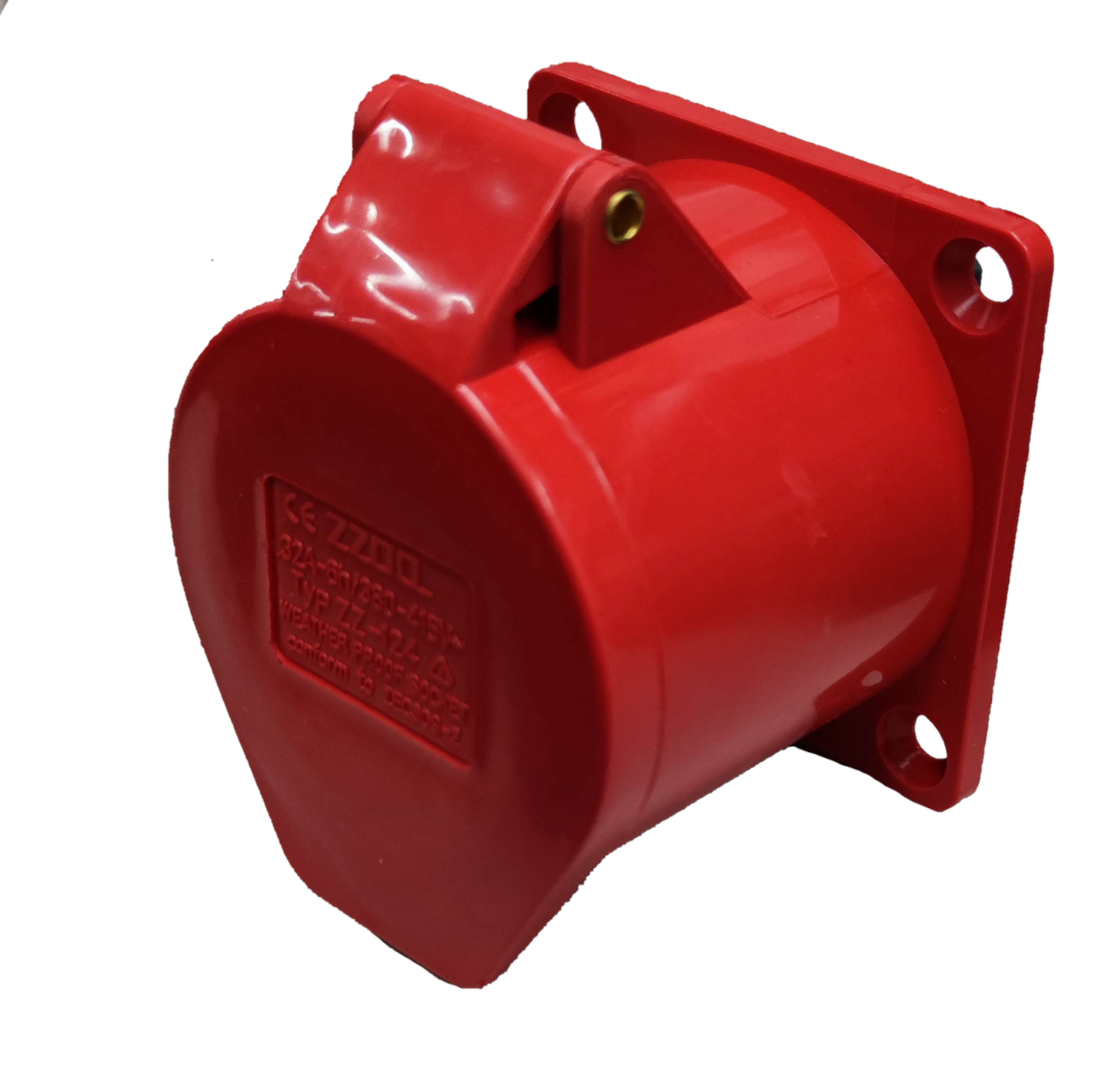Grippes 32A 3P+E Industrial Outlet 6h 380-415V (4 Pins) Chassis Type 324 IEC309-2